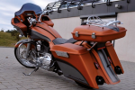 TOMMY & SONS FIBERGLASS SUPER STRETCHED SADDLEBAGS FOR TOURING